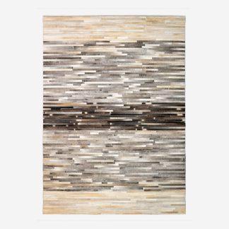 Hand Made Leather Carpet 170*240, Multi Color