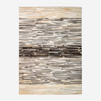 Hand Made Leather Carpet 170*240, Multi Color