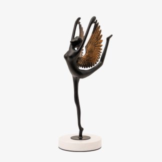 Deco Ballirana Dancer, Black & Gold