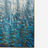 Ocean Hand Painted Wall Art, Blue