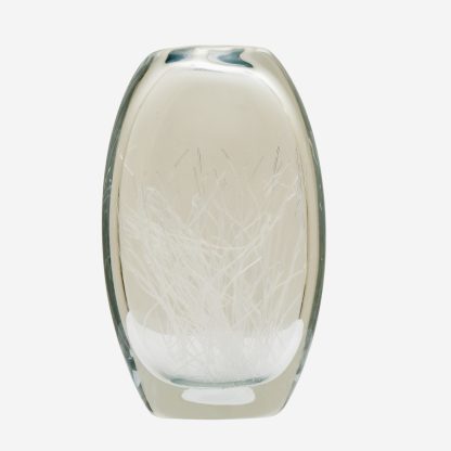 Thread Glass Vase Large, Clear