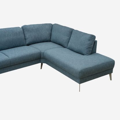 Paula Corner Sofa with Right Chaislounge, Dark Blue
