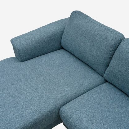 Paula Corner Sofa with Right Chaislounge, Dark Blue