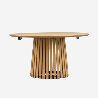 Liza Extendable Oval Dining table, Ash Grey