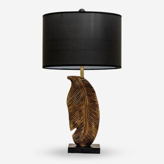 Table Lamp Leaf, Bronze