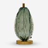 Lola Glass Table Lamp, Blue