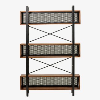 Brooke Wall Shelf Unit, Metal & Wood