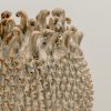Ceramic Vase Studded Large, Brown