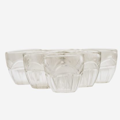 Garland Cut Thick Votive Set of 4, Glass