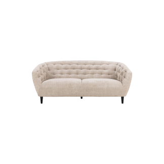Ria Elegant & Modern Sofa, 3 Seater, Beige