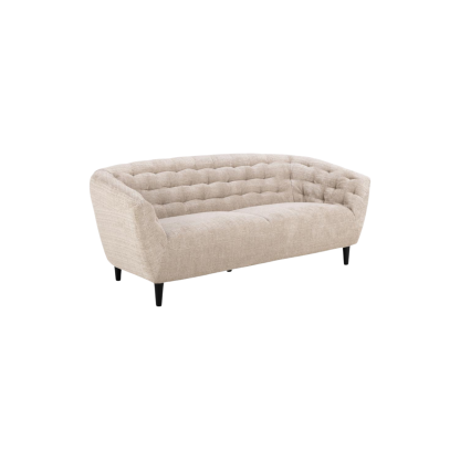 Ria Elegant & Modern Sofa, 3 Seater, Beige