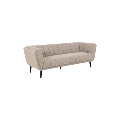 Tampa Elegant Sofa, 3 Seater, Beige