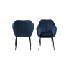 Emilia Luxurious Dining Chair, Royal Blue