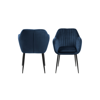 Emilia Luxurious Dining Chair, Royal Blue