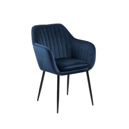 Emilia Luxurious Dining Chair, Royal Blue
