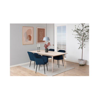 Emilia Luxurious Dining Chair, Royal Blue