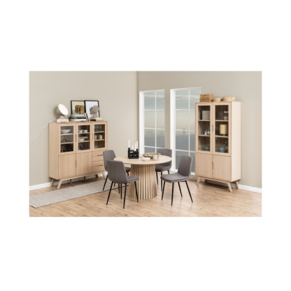 Becca Dining Chair, Dark Beige