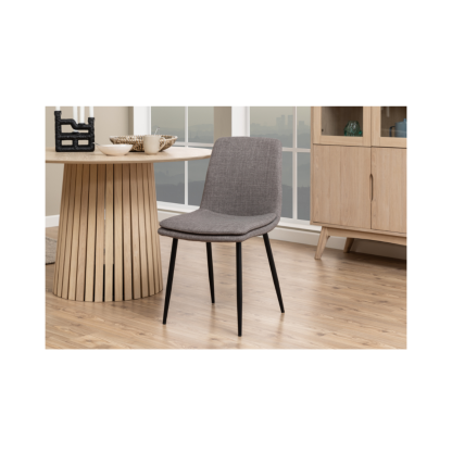 Becca Dining Chair, Dark Beige