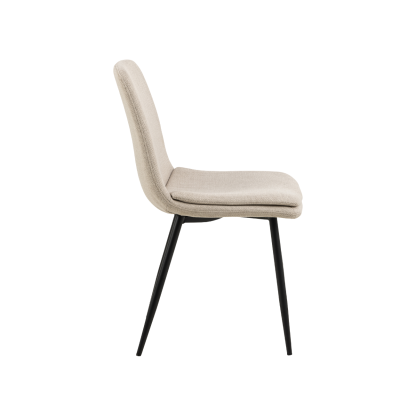 Becca Dining Chair, Light Beige