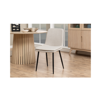 Becca Dining Chair, Light Beige