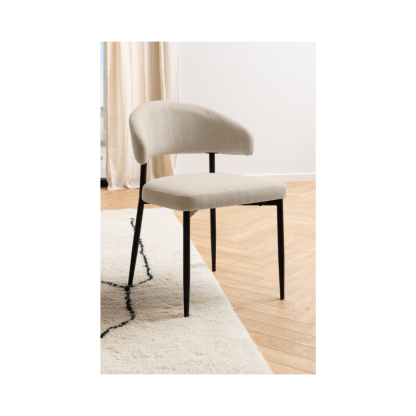 Edina Dining Chair, Light Beige