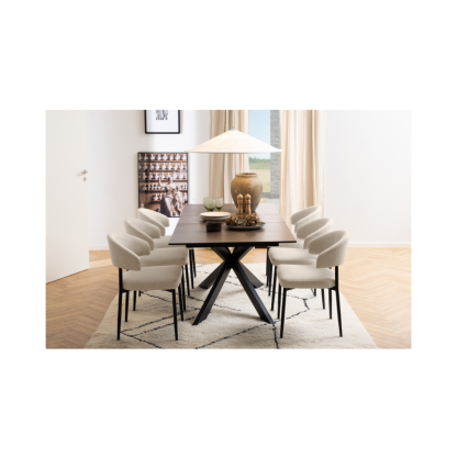 Edina Dining Chair, Light Beige