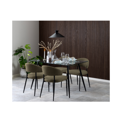 Edina Dining Chair, Olive Green
