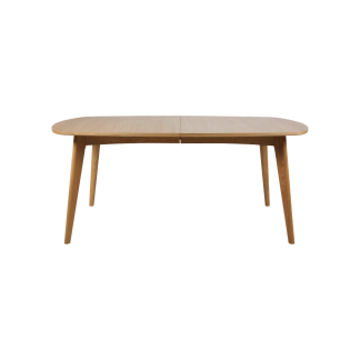 Marte Solid Wood Dining Table, Brown