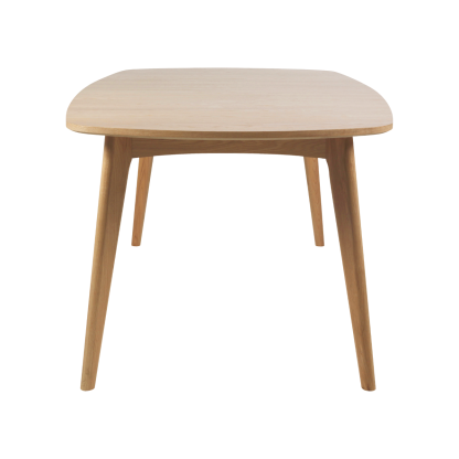 Marte Solid Wood Dining Table, Brown