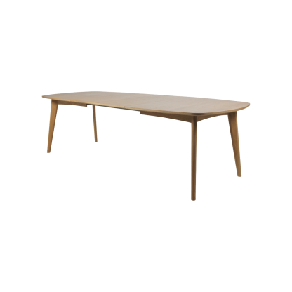Marte Solid Wood Dining Table, Brown