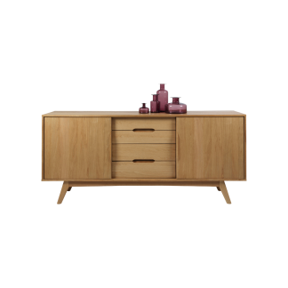 Marte Solid Wood Buffet Board, Brown