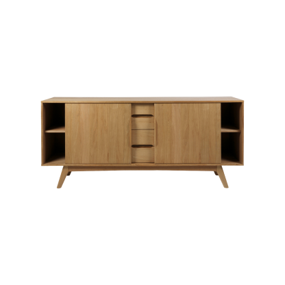 Marte Solid Wood Buffet Board, Brown