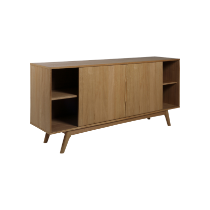 Marte Solid Wood Buffet Board, Brown