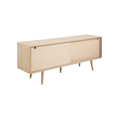 Century Solid Wood Buffet Table, Beige
