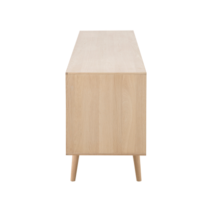 Century Solid Wood Buffet Table, Beige