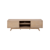 Marte Solid Wood TV Table, Beige