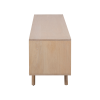 Marte Solid Wood TV Table, Beige
