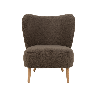 Elmont Modern Lounge Chair, Brown