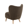 Elmont Modern Lounge Chair, Brown