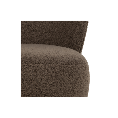 Elmont Modern Lounge Chair, Brown