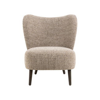 Elmont Modern Lounge Chair, Mocca