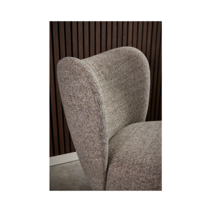 Elmont Modern Lounge Chair, Mocca