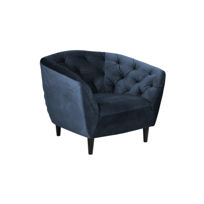 Ria Elegant & Modern Sofa, ARM Chair, Royal Blue
