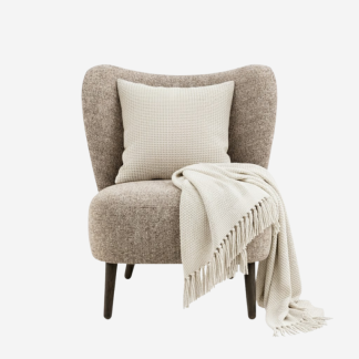 Elmont Modern Lounge Chair, Mocca