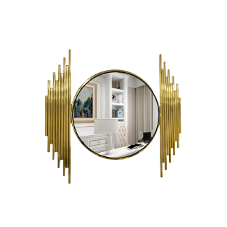 Venus Modern Round Mirror