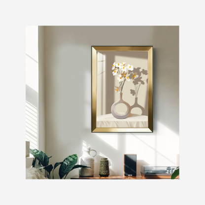 Gallery Frame Modern Flower Wall Art B