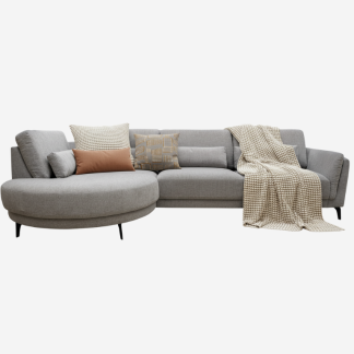 Devine 3.5 Seater Sofa With Left Chaise Lounge, Sand