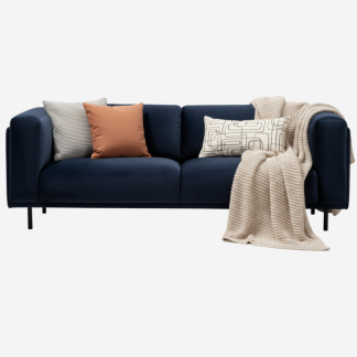 Maywood 3 seater Sofa, Dark Blue