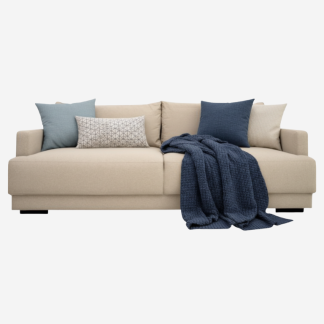 Cozy Pull Up Sofa Bed, Beige