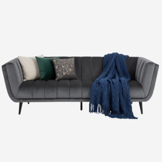 Tampa Elegant Sofa, 3 Seater, Royal Grey